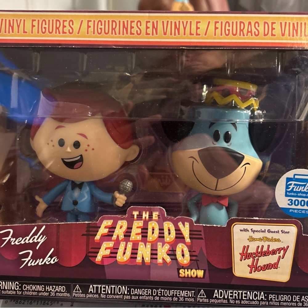 Funko  HUCKLEBERRY SND FREDDY limited edition Vinyl. vaulted , exclusive LE
